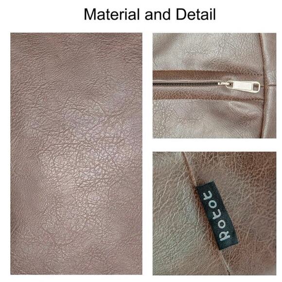 ROTOT Decorative Pouf, Ottoman, Bean Bag Chair,Foot Rest, Storage Unstuffed NEW - Picture 7 of 8